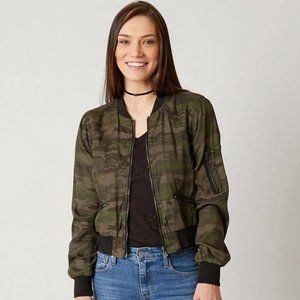 Me Jane Camo Bomber Jacket